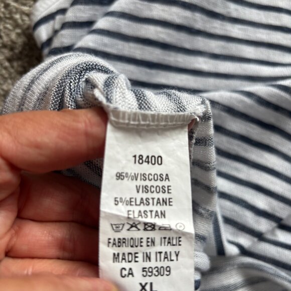 Angela Mara Tank Top with Sparkle Dots on Pocket and around Neck - Size XL - Picture 6 of 7